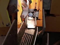 กระบวนการตัดแท่งกลม ด้านหน้า ด้านข้าม ไม่มีรอยสั่น